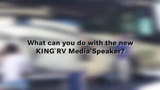 KING RV Media Bluetooth Speaker & Awning Light - For your RV