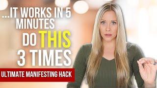 It WILL Manifest in 5 Minutes | THE BEST MANIFESTATION HACK #lawofattraction #manifestation