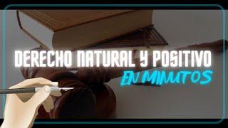 EL DERECHO NATURAL Y POSITIVO en minutos