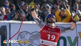 Jansrud triumphs in Kitzbuhel Super G | NBC Sports