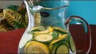 How to Make Cucumber Lemon Ginger Detox Water: Cooking with Kimberly