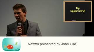 Startup  NewVo competes in Startup RockX! Feb. 21