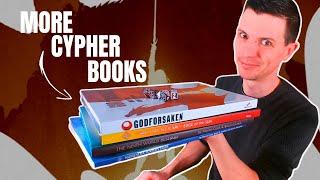 Big load of Cypher System books! From Monte Cook Games