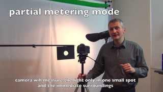 metering mode tutorial - spot, partial and evaluative metering modes explained