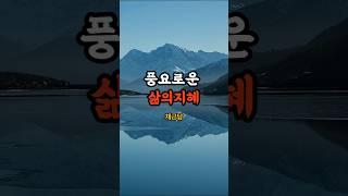 채근담에서 전해주는 삶의지혜#좋은글