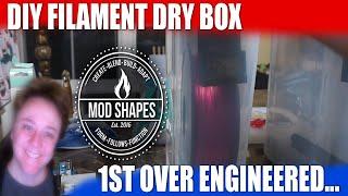 DIY  Dry Filament Storage Solution with Roller,  Feed & Hygroscope