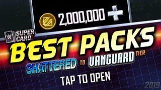 BEST WWE SUPERCARD PACK OPENINGS!! (2019) 100+ Packs, 2 Million Credits spent!