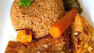 Benachin Jenn | Thieb | Gambian  Jollof rice w/ fish | Senegambia Jollof