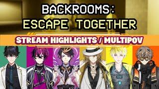 Nijiboys play "Backrooms: Escape Together"【NIJISANJI EN CLIP | STREAM HIGHLIGHTS / MULTIPOV】