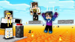 ماين كرافت ولكن تحدي الاسئلة ضد اصدقائي الاغبياء ( اسئلة ماين كرافت ) !!!