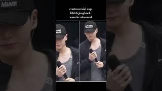 jungkook wrote a post on weverse about this cap #bts #jungkook