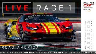 LIVE | Race 1 | Road America | Fanatec GT World Challenge America powered by AWS 2024