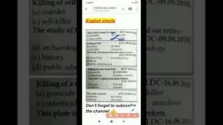 english for ldc 2021 | one word substitution, ldc english repeated questions| most important english