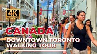  Toronto Walking Tour - Best Yonge Street Walking Tour [4K Ultra HDR/60fps]