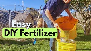 How To Make Your Own Fertilizer For The Lawn & Garden