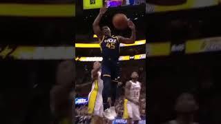 Donovan Mitchell does a HARD SLAM #shorts