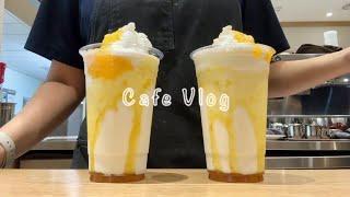 Korean Cafe Vlog |  What happens when yuzu and milkshake meet..? 