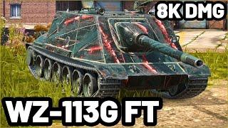 WZ-113G FT | 8K DAMAGE | 4 KILLS | WOT Blitz Pro Replays