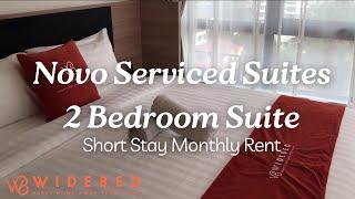 NOVO Serviced Suites | 2 Bedroom Suite | Monthly Rent | WIDEBED | Short Term Rent