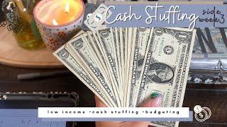 $30 Cash Envelope Stuffing - Reality of a Low Income Budget  - Zero Based Budgeting