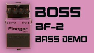 Boss BF 2 Flanger Bass Demo