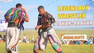 Inner Mongolian Wrestling Icon：Legendary Wrestler Bayar-Baatar | Career Highlights