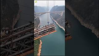 LARGEST REINFORCED CONCRETE ARCH BRIDGE || JIANGJIEHE RIVER RAILWAY BRIDGE #bridge #civilengineering