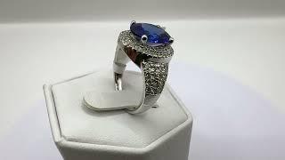 Cheshire Jewels 18ct Tanzanite Diamond Ring