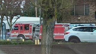 Portland Fire Engine 23 Heading back to a 3 Alarm Fire