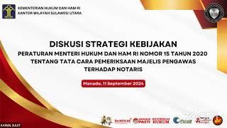 Diskusi Strategi Kebijakan Tata Cara Pemeriksaan Majelis Pengawas Terhadap Notaris