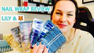NAIL WRAPS REVIEW. LILY & FOX (+ FREE SET OF WRAPS)
