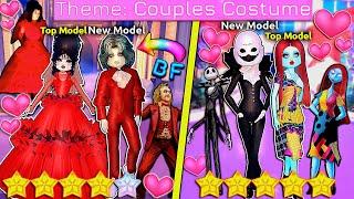 COUPLES Halloween Outfits ONLY But My BOYFRIEND Is A NOOB At DRESS TO IMPRESS... | ROBLOX