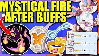 MYSTICAL FIRE SYLVEON feels so STRONG again with the BUFFS | Pokemon Unite