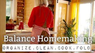 ORGANIZE, CLEAN, COOK, FOLD | Scandish Home cleaning motivation