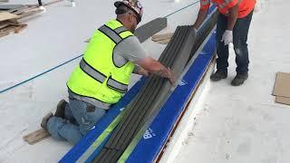 Emseal Roof Joint Installation