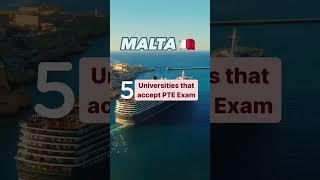 Malta Universities that accept PTE Exam # #videshwala #studyabroad #studyinmalta #malta #europe