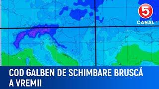 Cod galben de schimbare bruscă a vremii