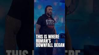 This is where Roman Reigns downfall began #wwe #romanreigns #jeyuso #yeet #theusos