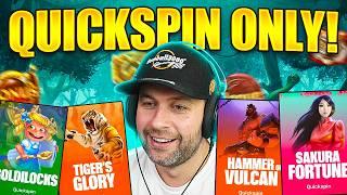 I DID a QUICKSPIN ONLY PICK RANDOM & IT WAS ACTUALLY FUN!! (Bonus Buys)