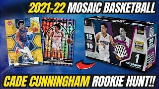 CADE CUNNINGHAM ROOKIE HUNT- ROUND TWO - 2021-22 Panini Mosaic Basketball Hobby Box