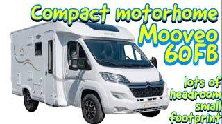 Compact and refined.  A small motorhome with 213cm headroom!  Mooveo 60FB