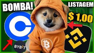 DOG GO THO THE MOON URGENTE! BINANCE e COINBASE VÃO LISTAR!! CRIPTOMOEDA PODE VALORIZAR MUITO!