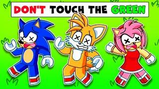 Roblox CAN'T TOUCH THE COLOR with Sonic & Amy!