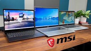 The New MSI Laptops for Business and Productivity!