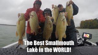 The best smallmouth bass lake in the world!