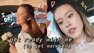 內雙也化得出超有神眼妝！美國公證結婚妝髮自己來！get ready with me (to get married!!!)