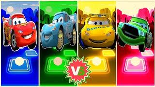 McQueen Car  McQueen Yellow Car  McQueen Green Car  McQueen Blue Car Who is Best?