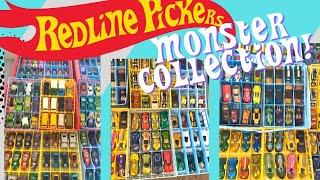 MONSTER Redline Hot Wheels Collection 800 Redlines!