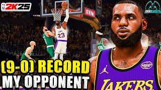 Lebron James ran into an Undefeated Opponent in Play Now Online NBA 2K25!