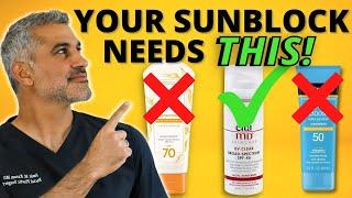 Plastic Surgeon Reveals the 3 Things You MUST Have in your Sunblock for Effective Anti-Aging